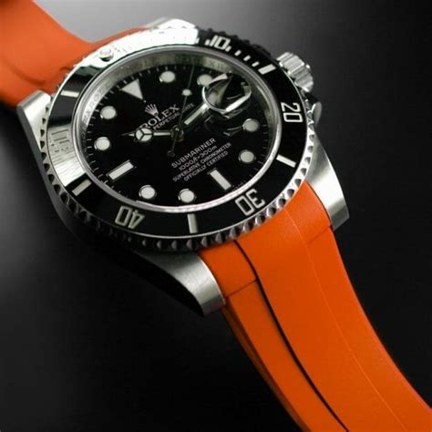 rubber rolex watch band|Rolex submariner rubber watch band.